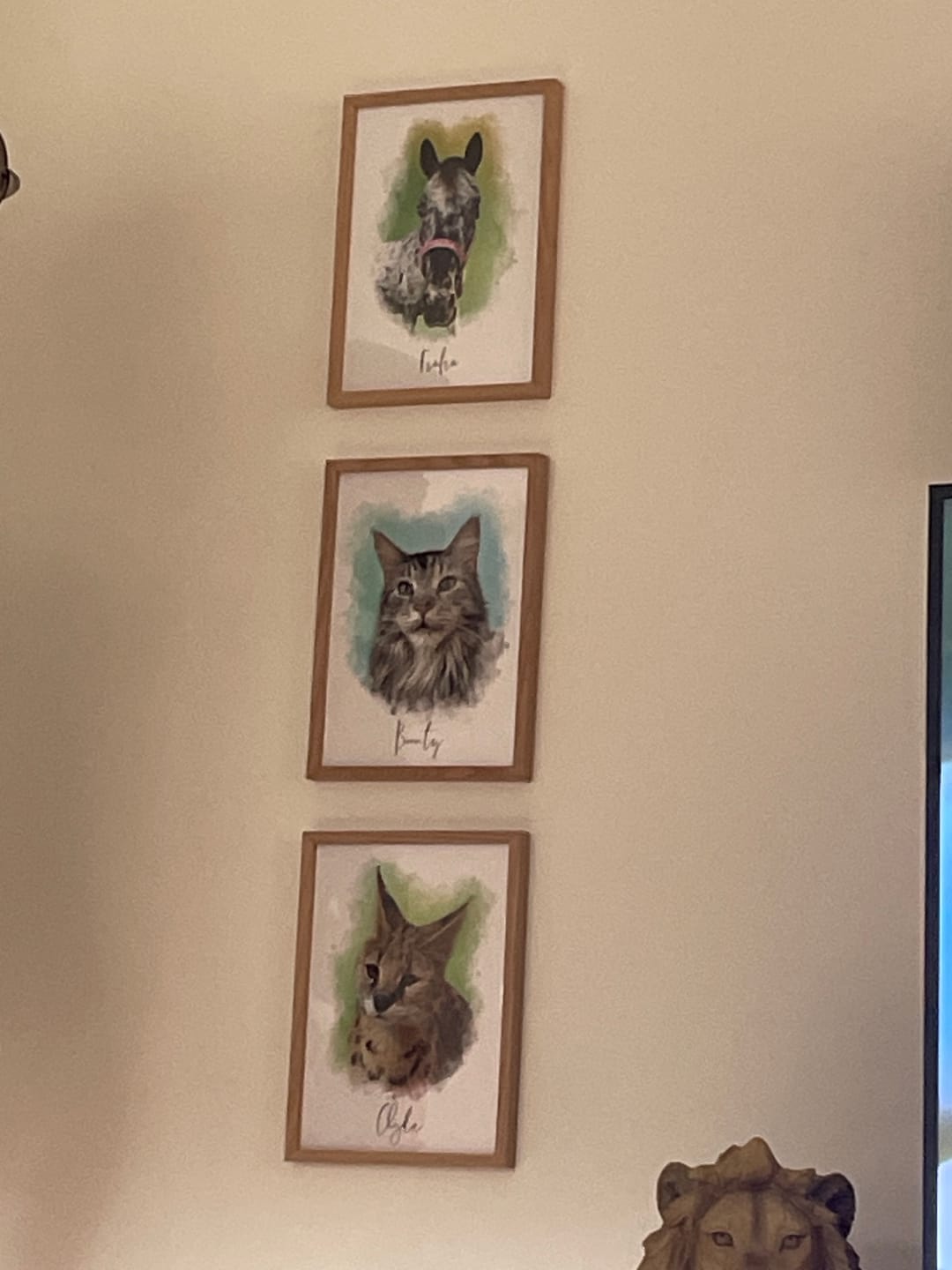 Customer photo review of Portrait deines Tieres im Wasserfarben-Stil