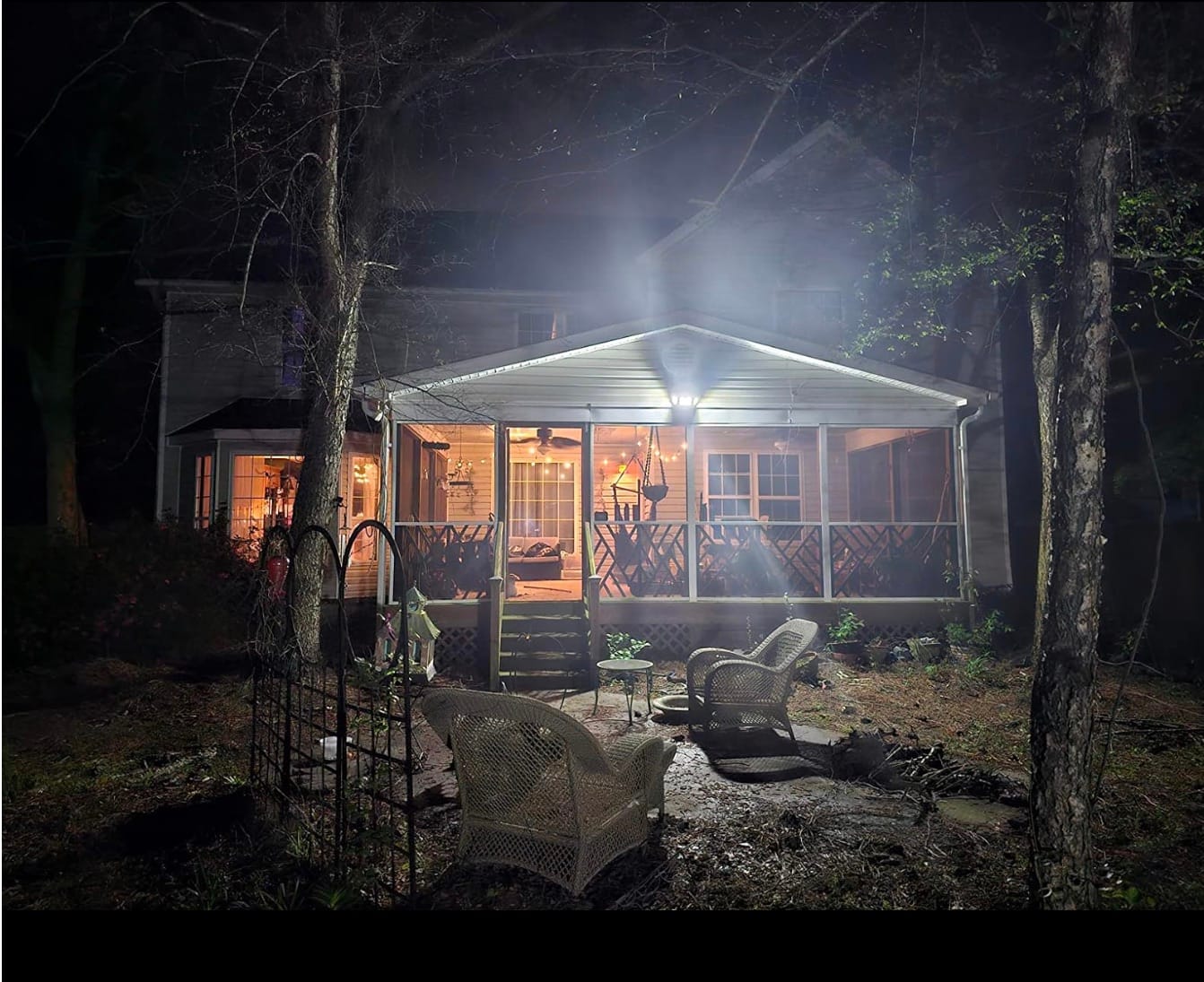 Customer photo review of SolaGarden™ 3 Head Motion Light