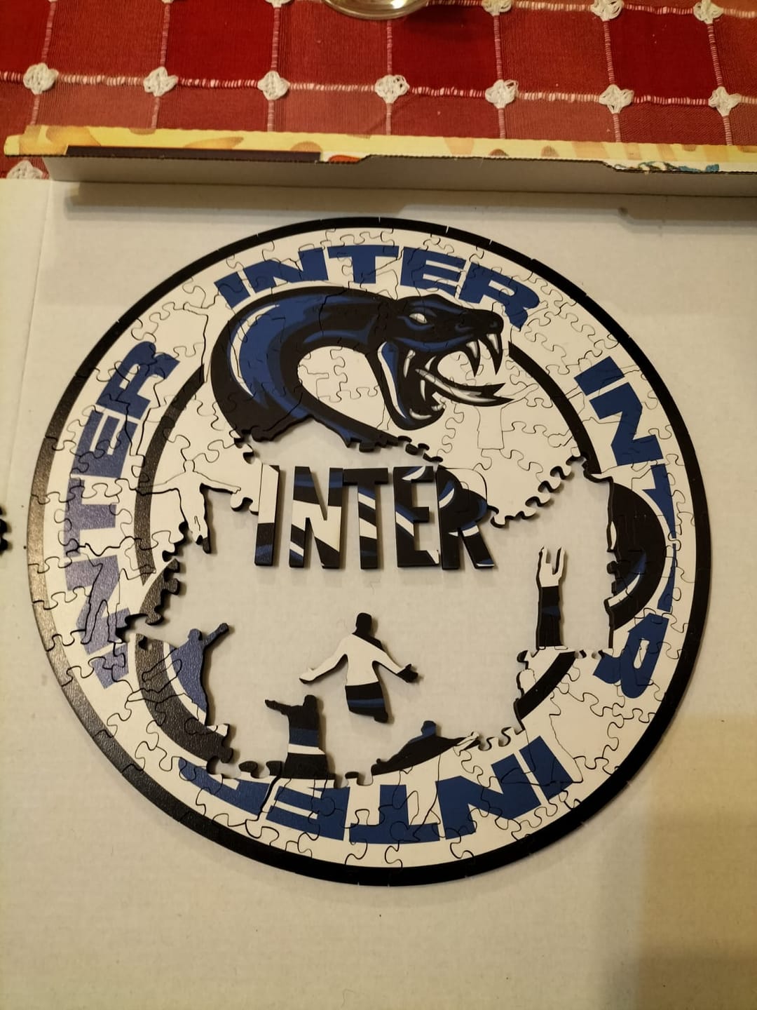 Customer photo review of Biscione Inter® - Puzzle di Legno