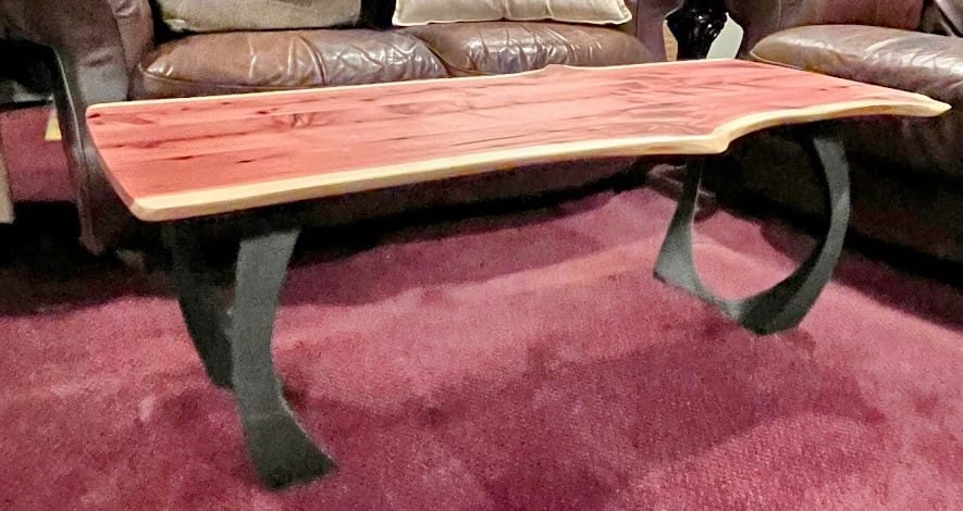Customer photo review of Metal Bench Legs - 105 Cleo - W12, 16H inch