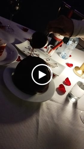 Customer video review of Mejorar postre por Esfera de Chocolate
