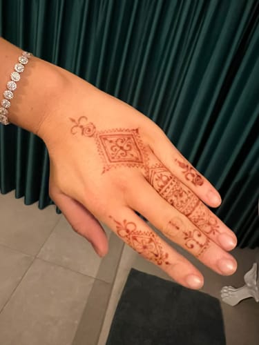 Customer photo review of Henna Cone (20g) Single