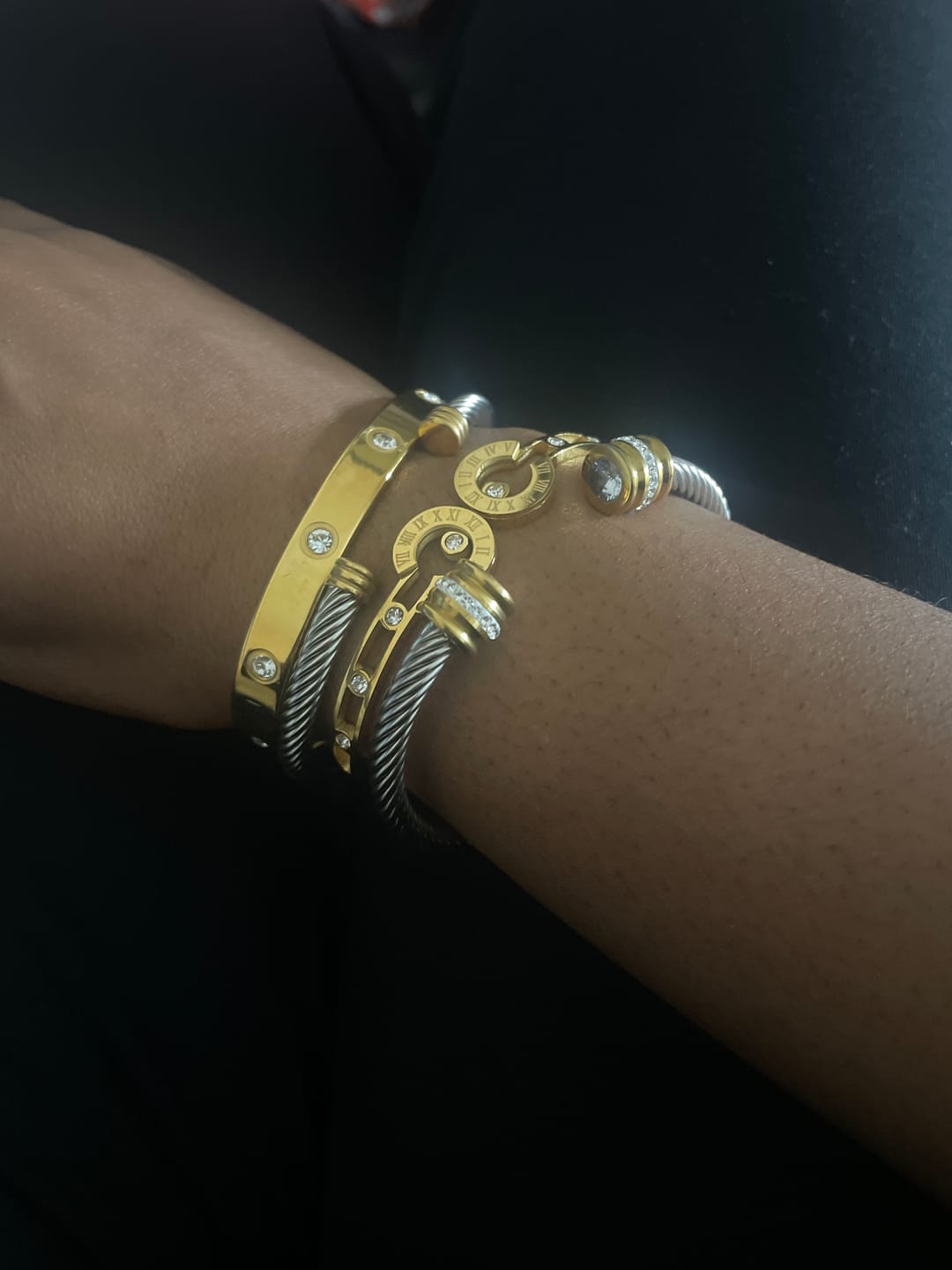 Customer photo review of Ana Lucia Bracelet Stack