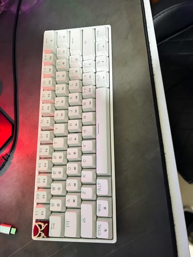 Customer photo review of סוויצ'ים אופטים למקלדת GK61