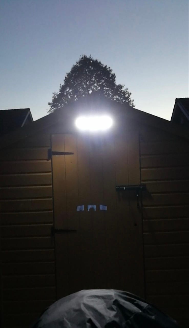 Customer photo review of SolaGarden™ 3 Head Motion Light