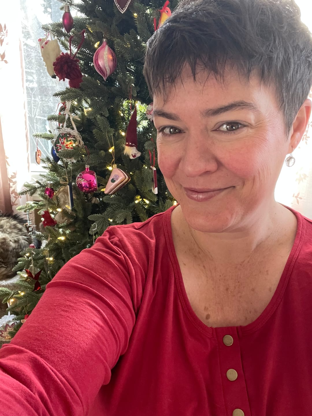 Customer photo review of *Freshly Baked* Long Sleeve Henley