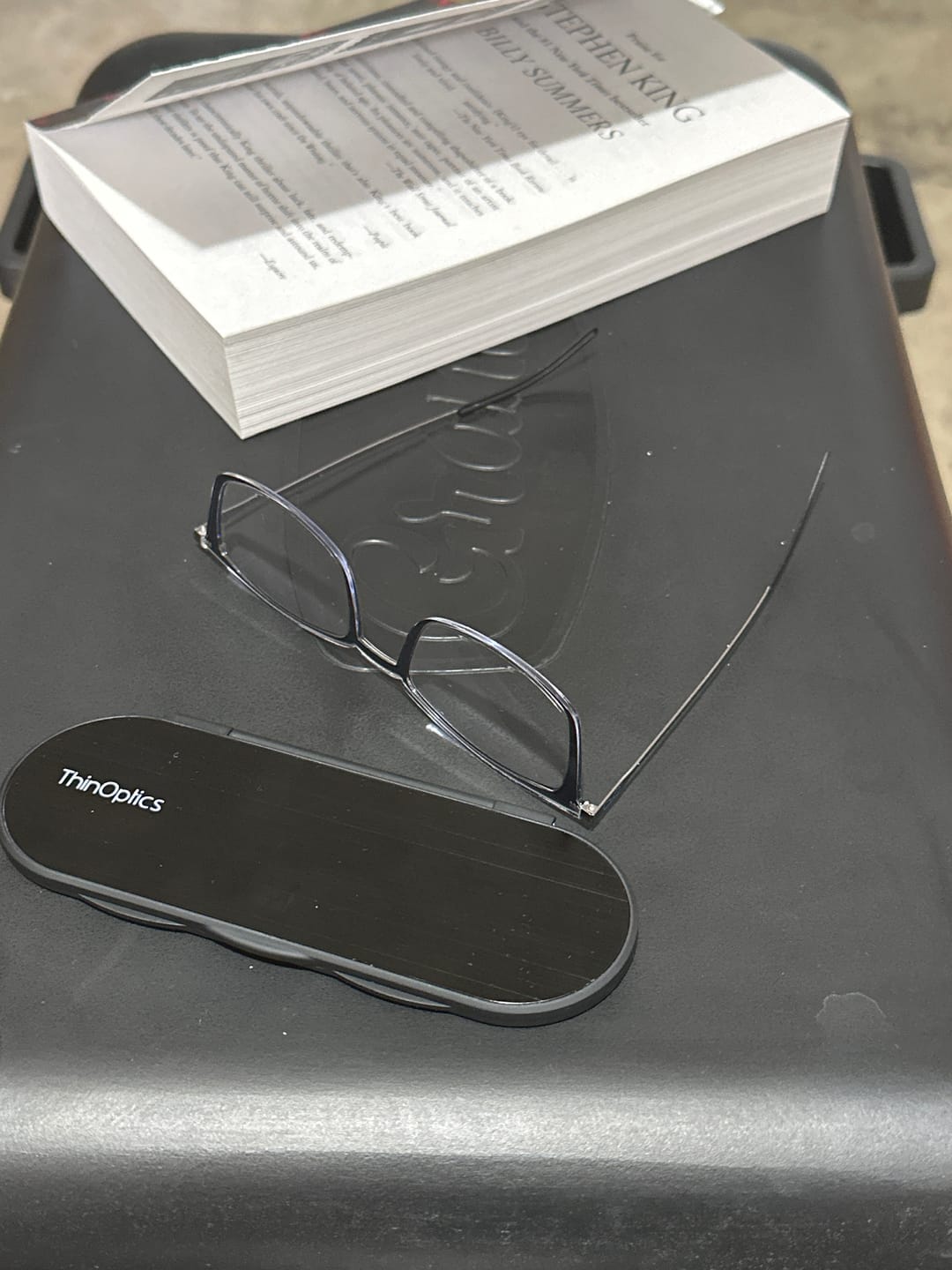 Customer photo review of Brooklyn Full Frame Reading Glasses + Milano Case