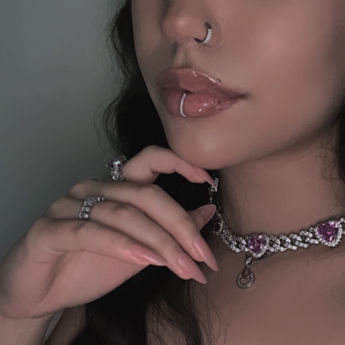 Customer photo review of Double Shine Clicker | Nasen- & Ohrpiercing