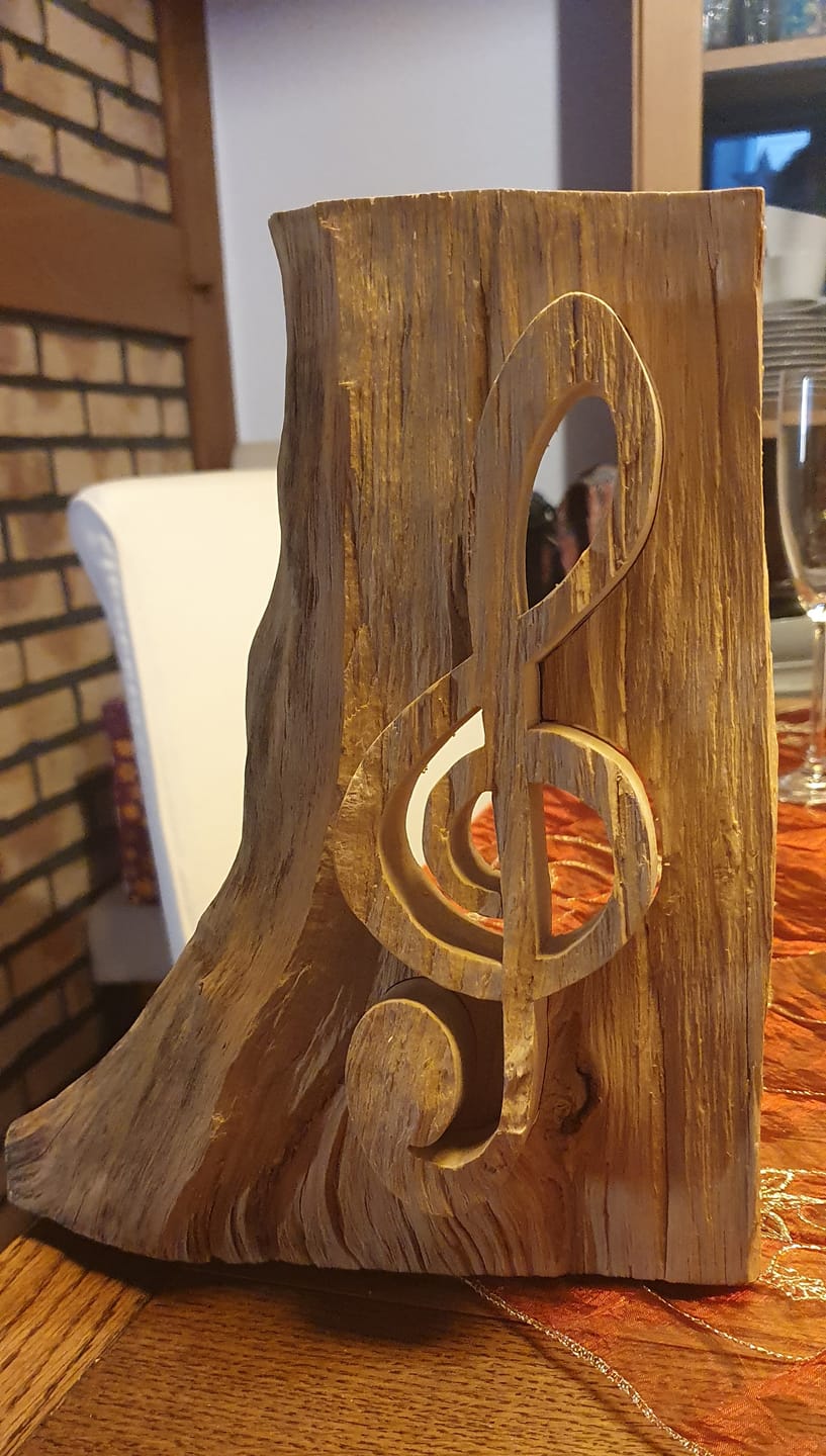 Customer photo review of Handgefertigte Musiker Holzkunstwerke