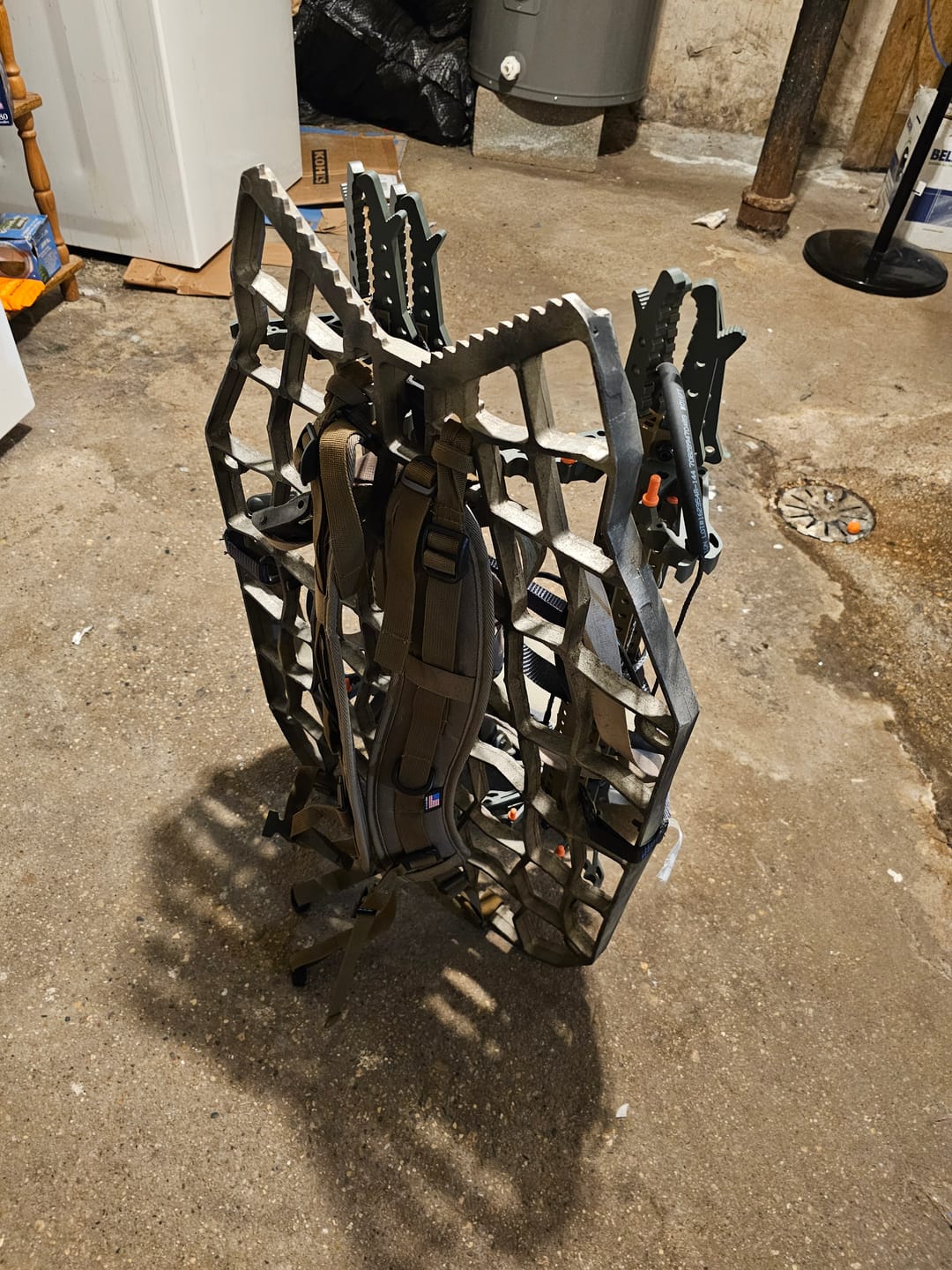 Customer photo review of Treestand Backpack Carrying Straps