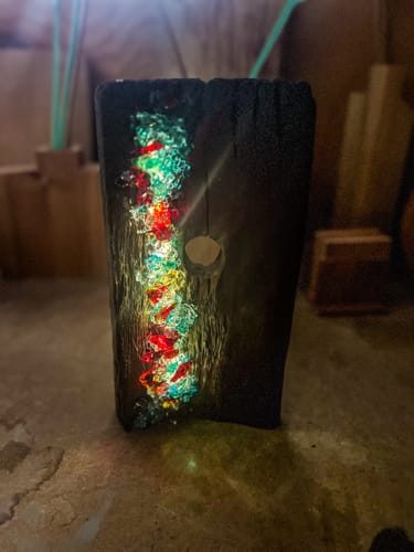 Customer photo review of DEEP RED MOLTEN LAVA FRAGMENT