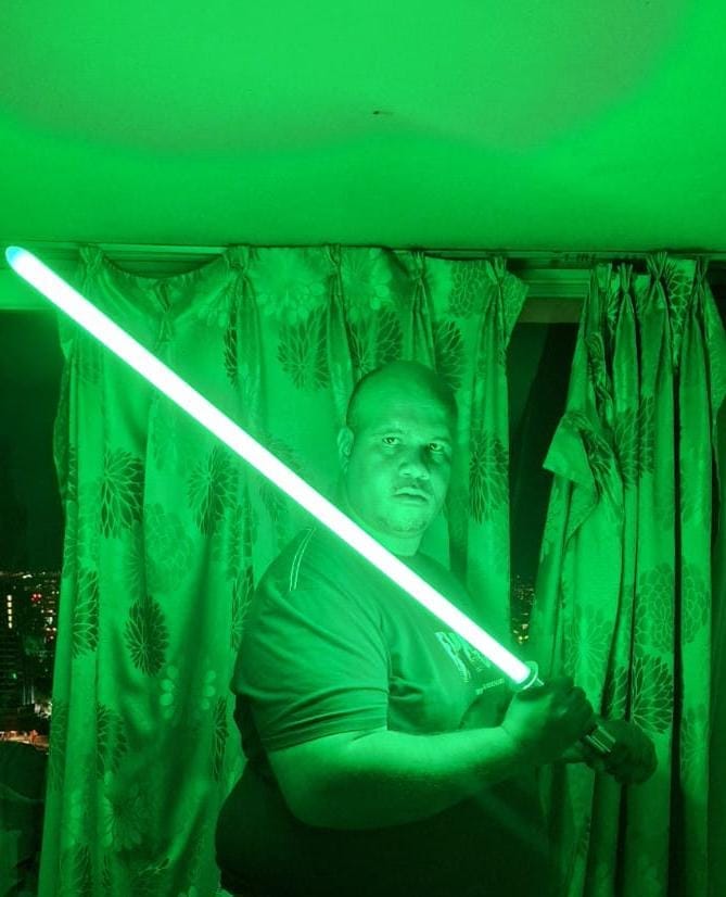 Customer photo review of Luke Skywalker B Lightsaber