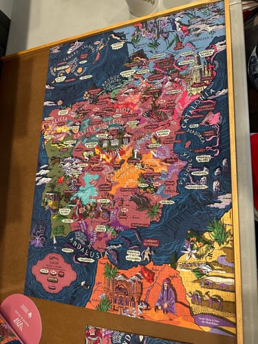 Customer photo review of Wine Puzzle - Spain