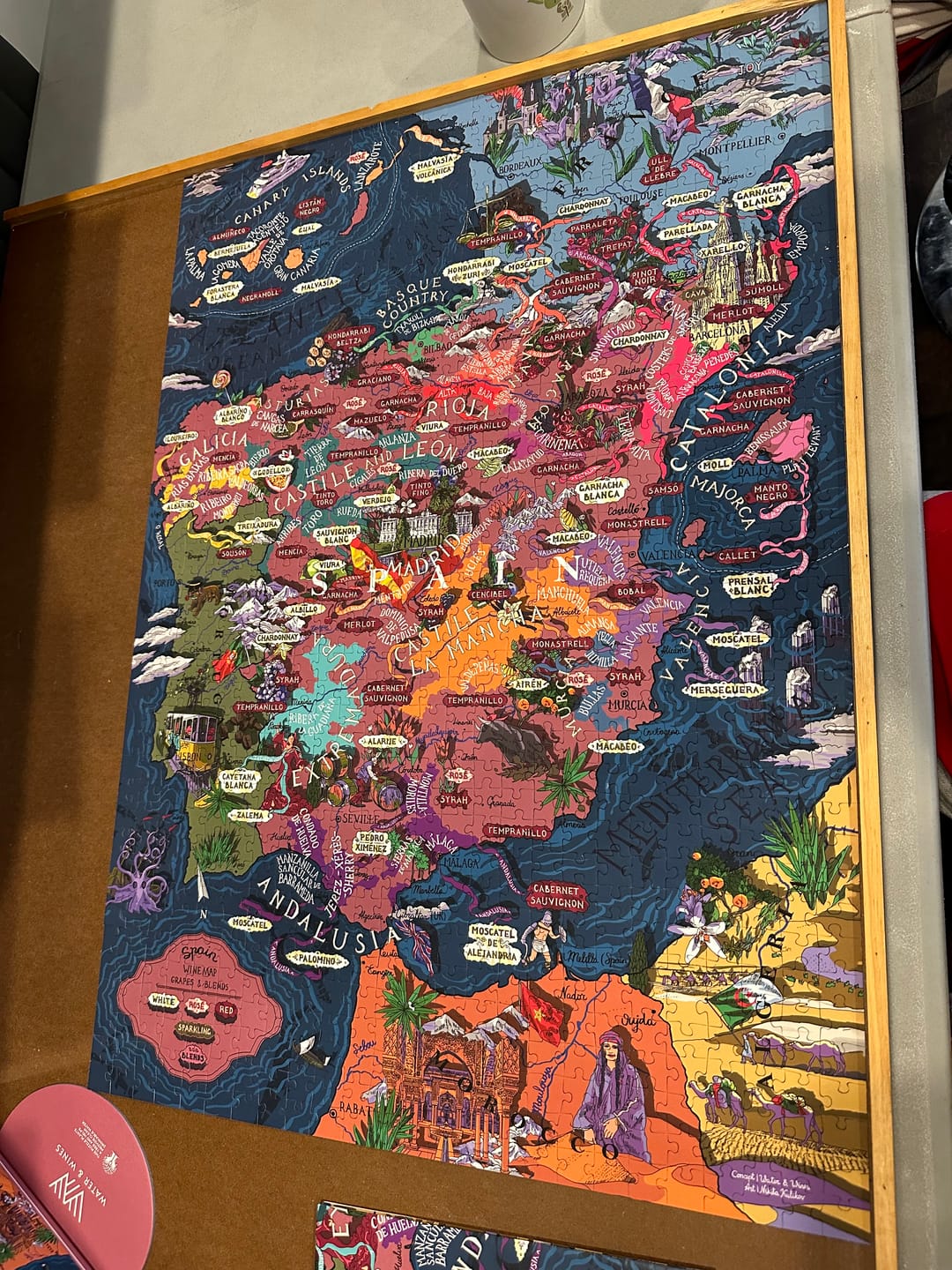 Customer photo review of Wine Puzzle - Spain
