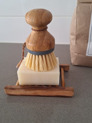 Customer photo review of Dishwashing Soap Bar (Lemon Myrtle)