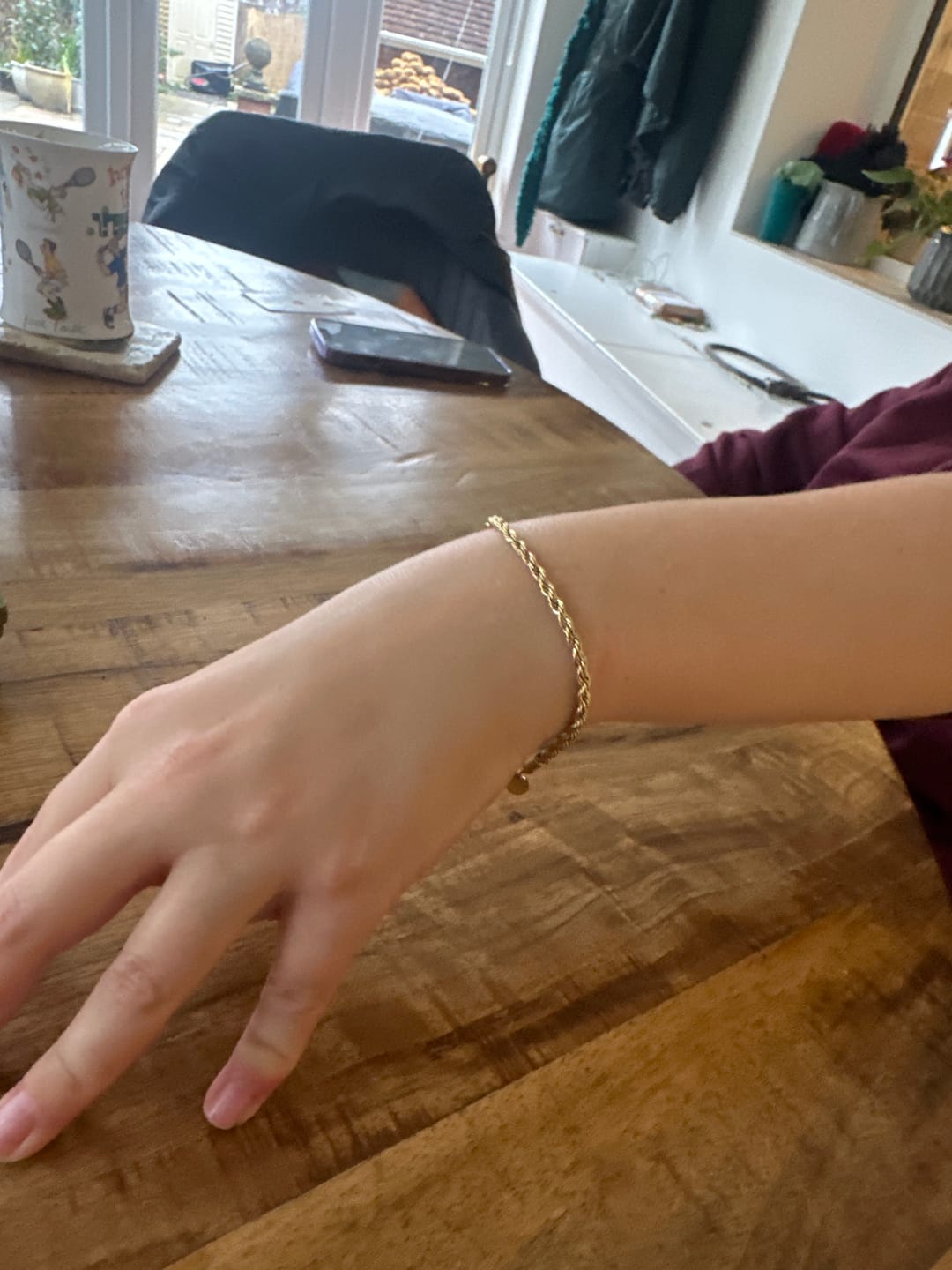 Customer photo review of Rope Bracelet