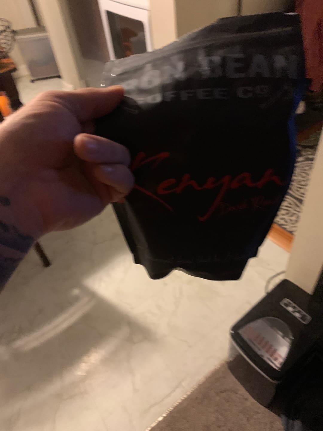Customer photo review of Kenyan AA Micro-Lot - Dark - Limited Edition