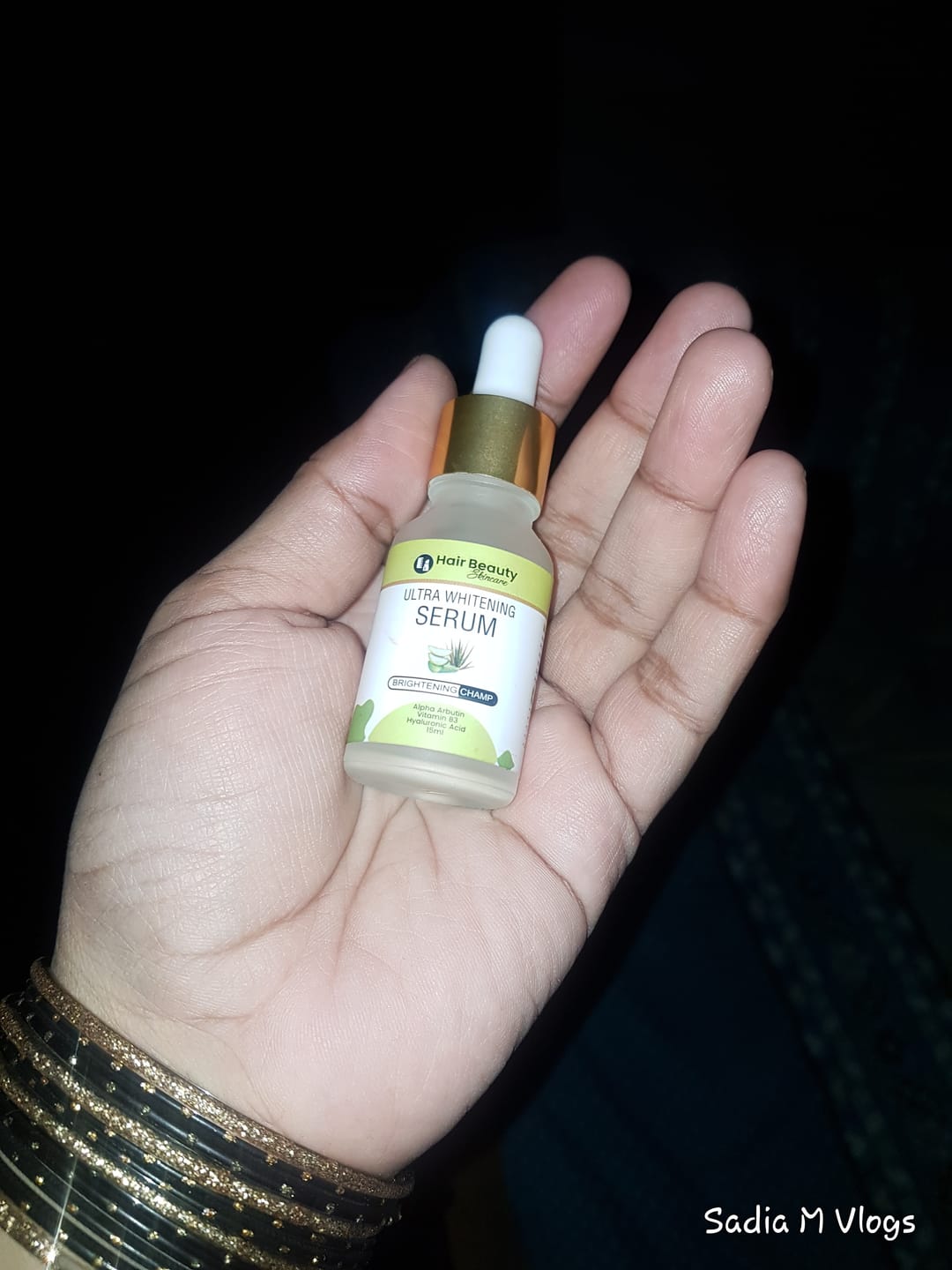 Customer photo review of Ultra Whitening Serum