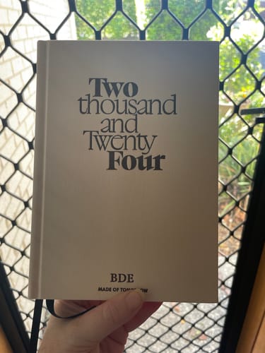 Customer photo review of 2025 Weekly Diary