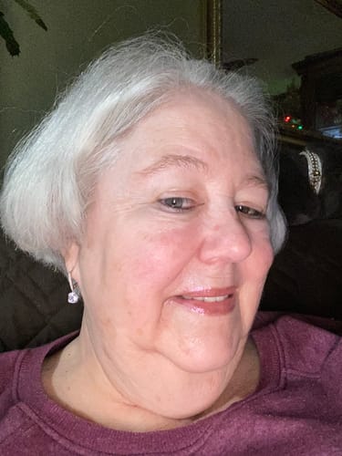 Customer photo review of CZ Leverback Earrings in Sterling Silver
