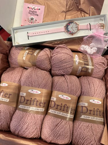 Customer photo review of Ladies Mystery Knitting Box