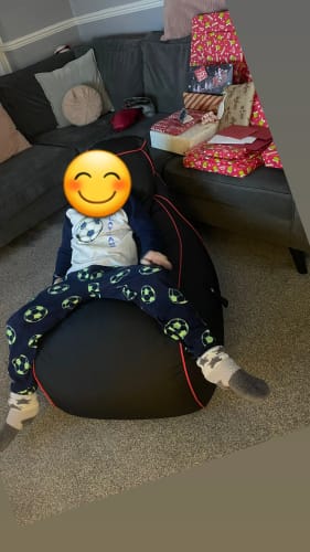 Customer photo review of 8-Bit Bean Bag (Compact Size)