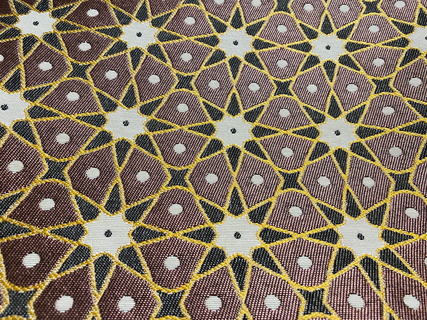 Customer photo review of Abstract Dotted Tiles Tapestry Fabric