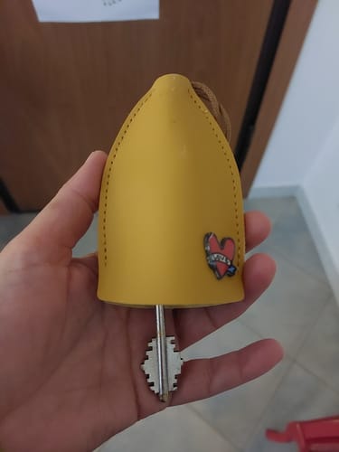 Customer photo review of Graziosa borsa portachiavi in pelle PU