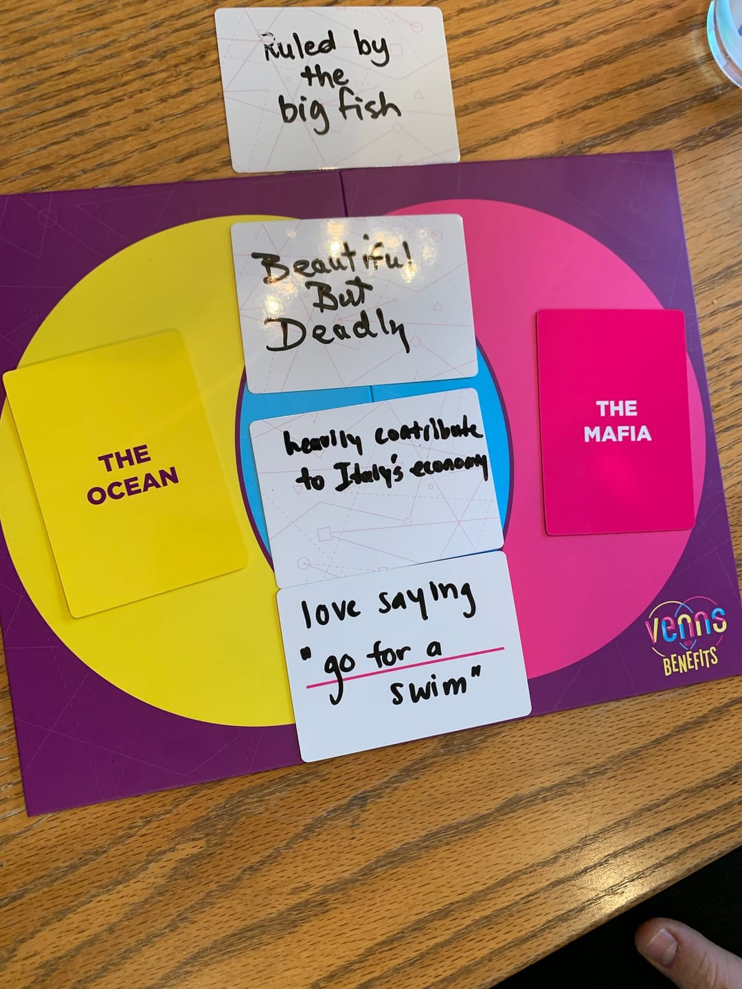 Customer photo review of Venns with Benefits: The Hilarious Venn Diagram Game