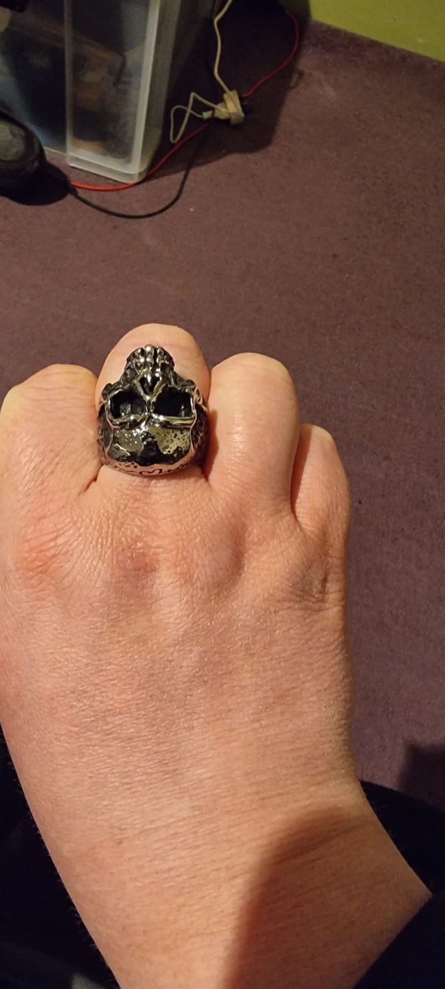 Customer photo review of ANCIENT SKULL.