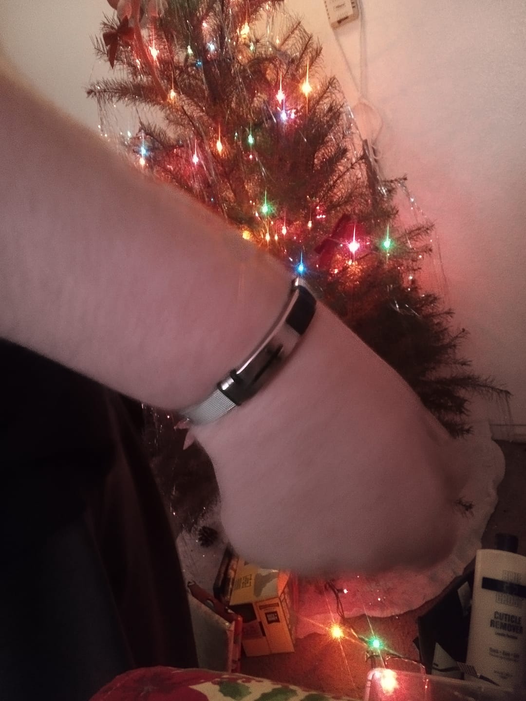 Customer photo review of Men's cross steel bracelet