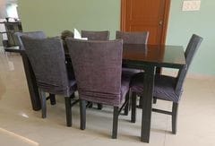 Customer photo review of Gray Velvet - Magic Universal Chair Cover