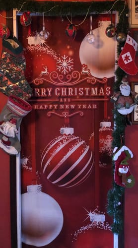 Customer photo review of Incubo prima delle decorazioni per esterni di Natale