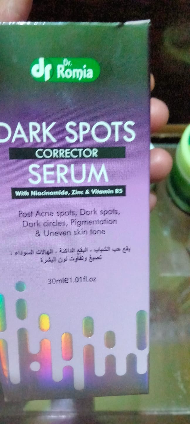Customer photo review of Dark Spots Corrector Serum