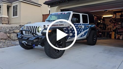 Customer video review of MEK Removable Trail Armor: JLU