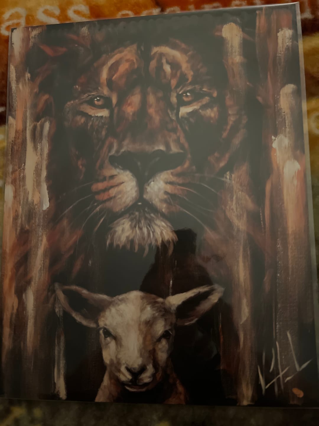 Customer photo review of The Lion and Lamb Passover (Fall Collection)