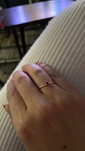 Customer photo review of Anillo 'Birthstone'