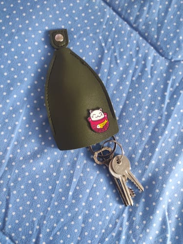 Customer photo review of Graziosa borsa portachiavi in pelle PU