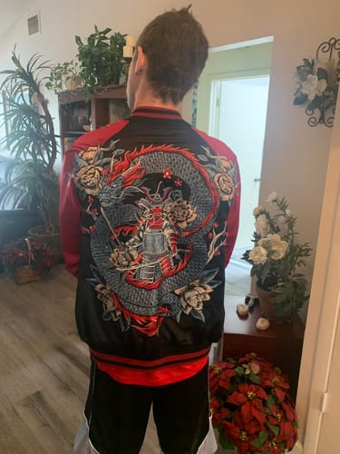 Customer photo review of Samurai Sukajan Souvenir Jacket