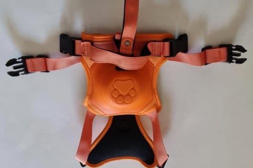 Kundenbewertung mit Foto zu ActivePup | das Hundegeschirr mit integrierter Leine
