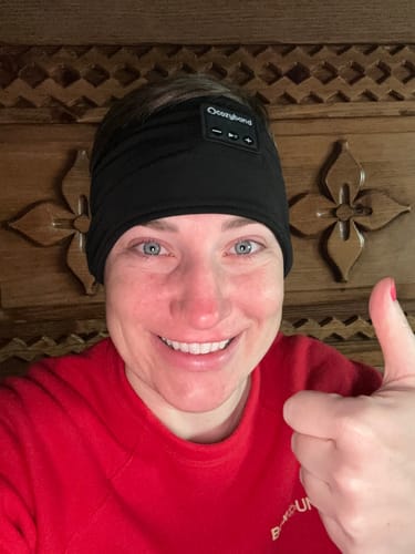 Customer photo review of CozyBand Wireless Headphones