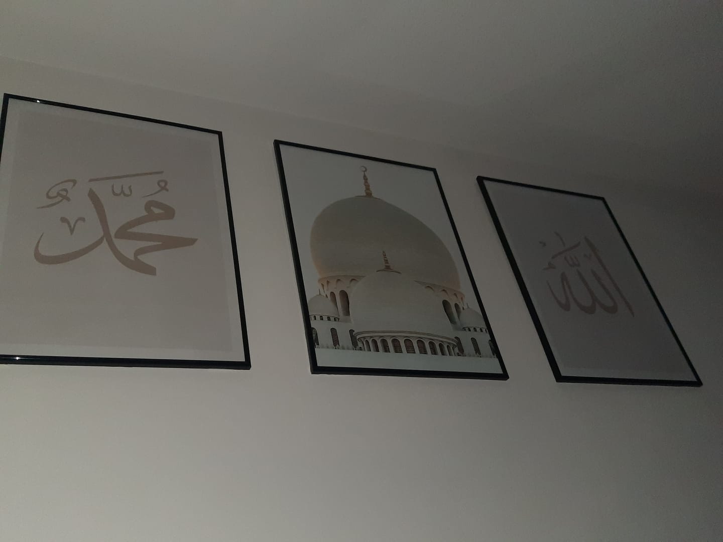 Customer photo review of Allah swt. & Muhammed sav. - Sheikh Zayed Mosque - Set