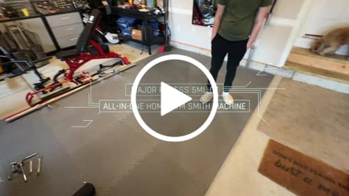 Customer video review of Major Fitness SML07 All-In-One Home Gym Smith Machine
