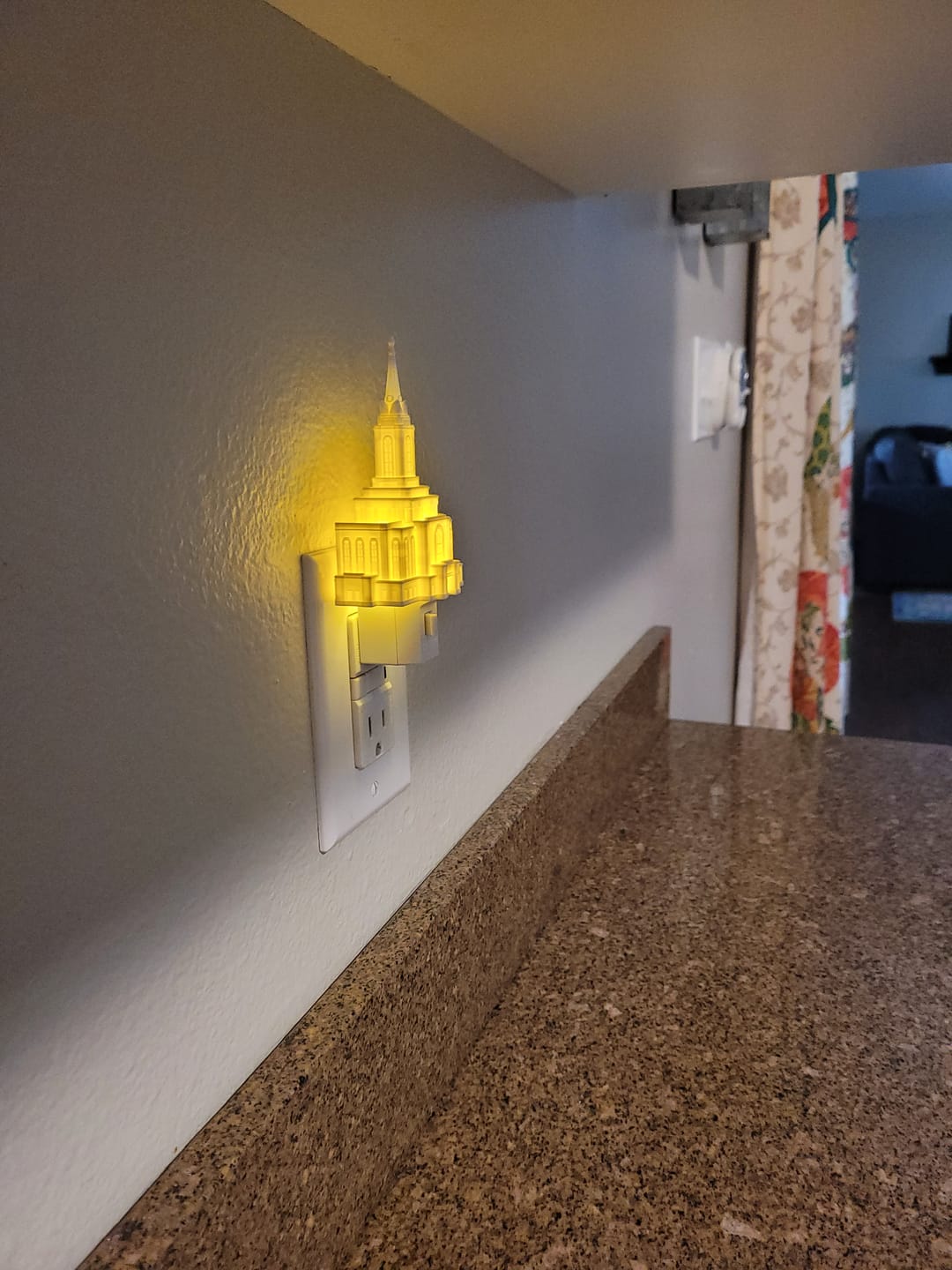 Customer photo review of Orem Utah Temple Night Light