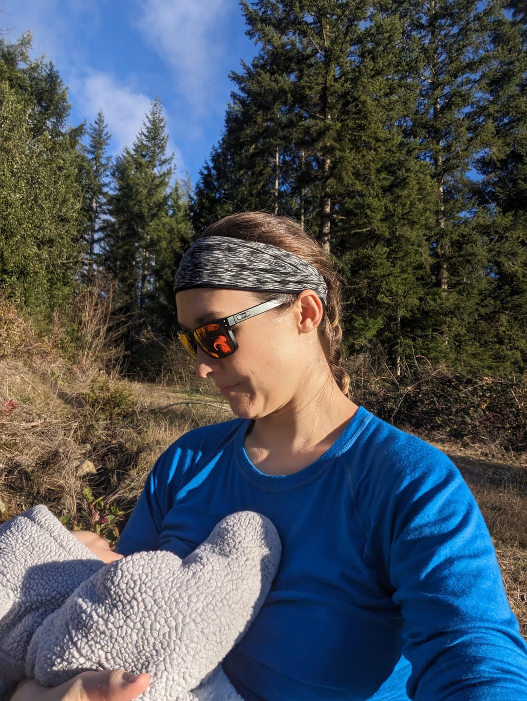 Customer photo review of grown up nursing long sleeve