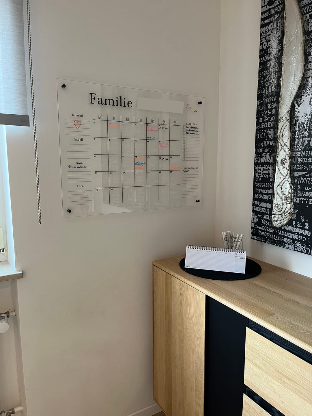 Customer photo review of 4-Namen Familienplaner
