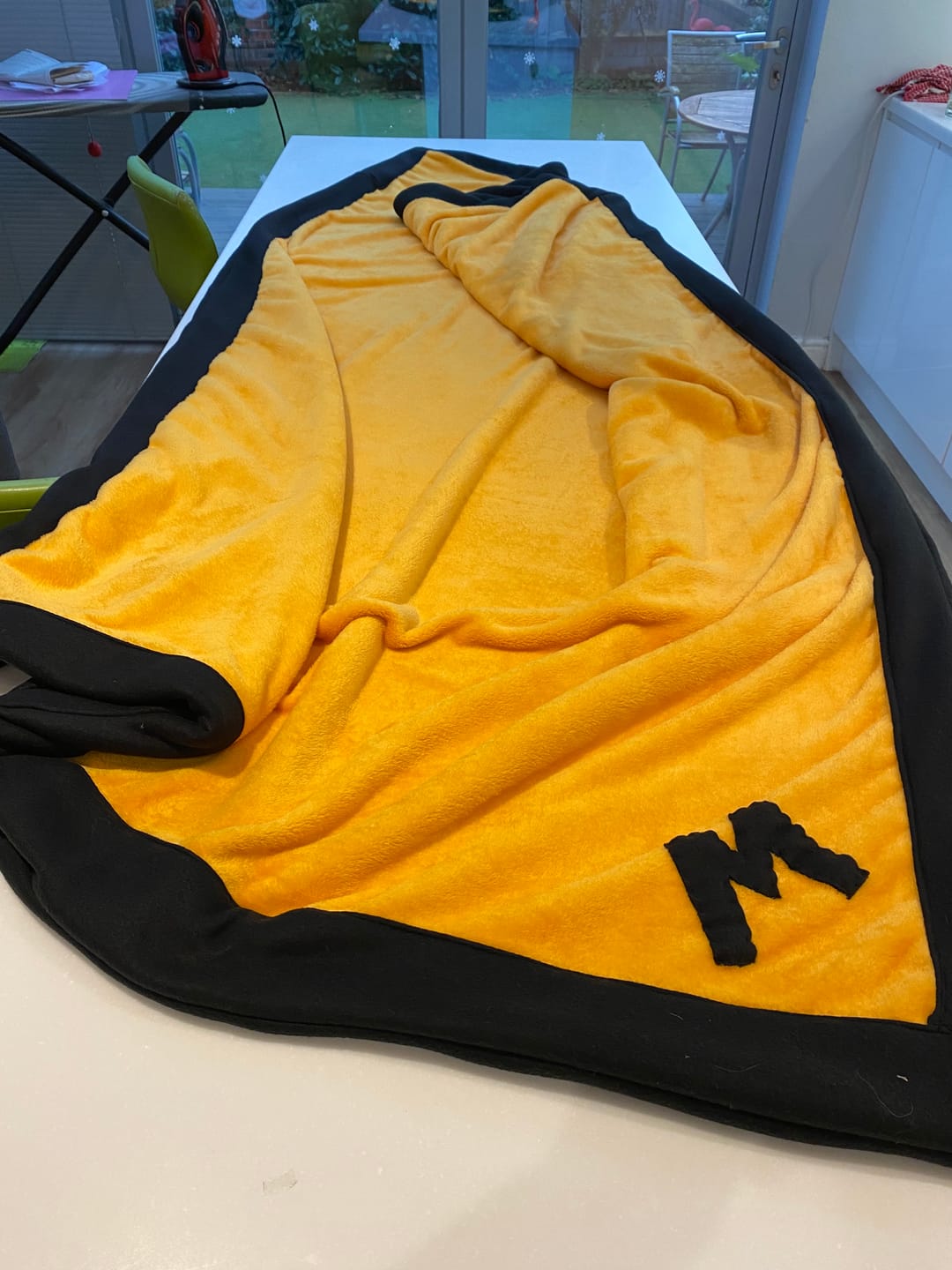 Customer photo review of Plain Cuddle Fleece Fabric