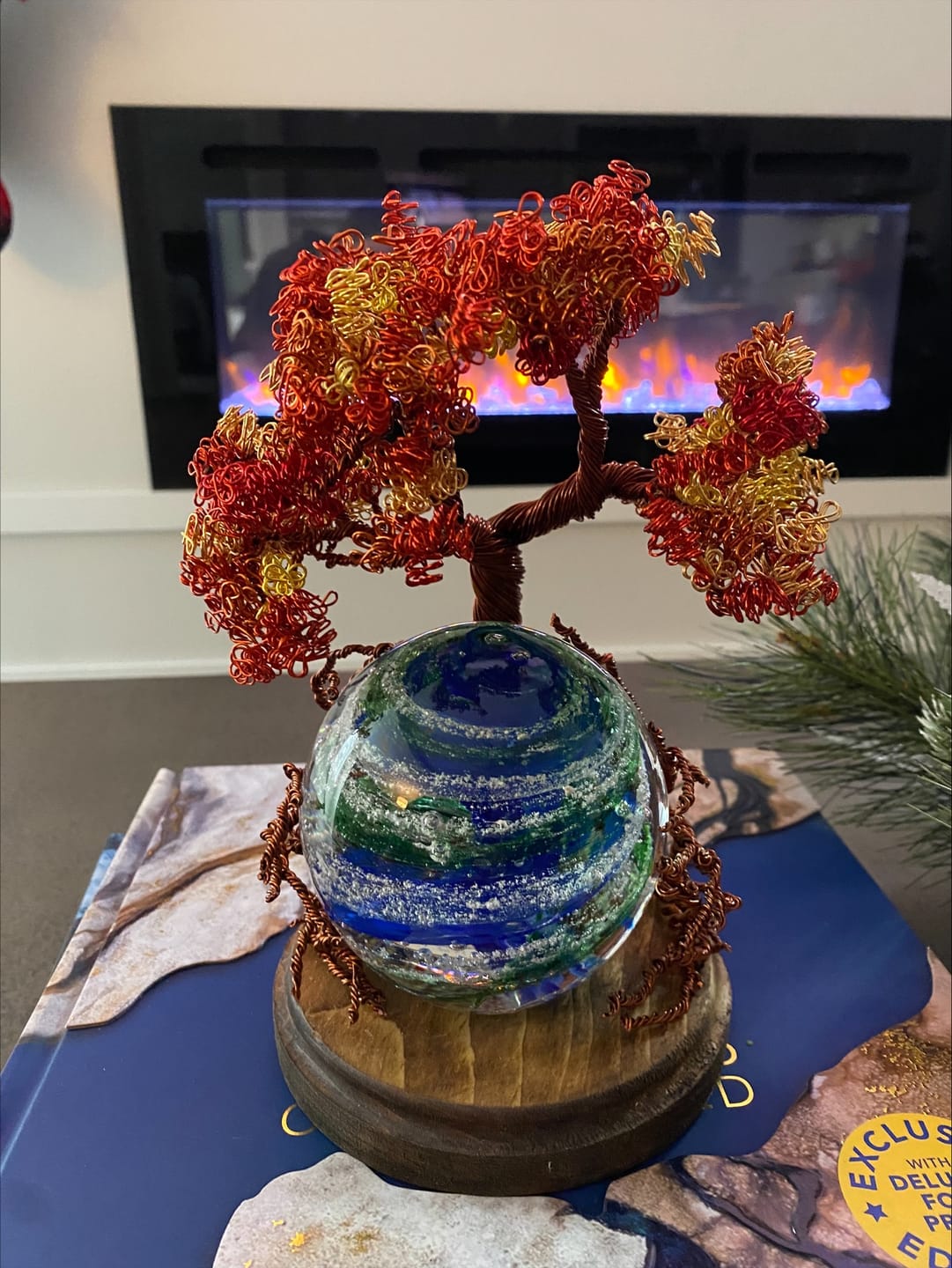 Customer photo review of Autumn Sunshine Tree Of Life with Tranquil Swirl