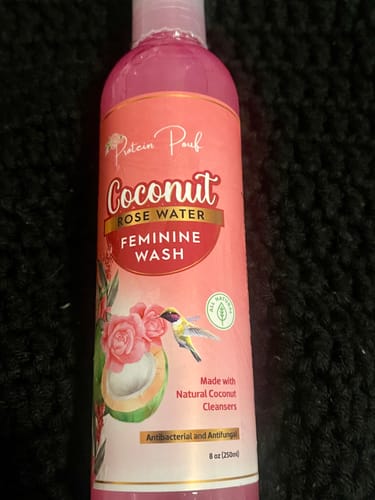 Customer photo review of Spanking NEW! Coconut Rose Water All natural Feminine Wash (pH balanced)
