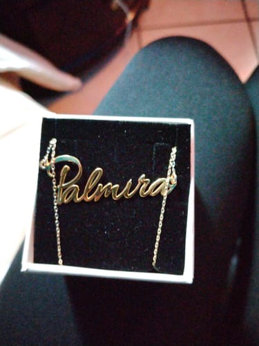 Customer photo review of Collana Nome